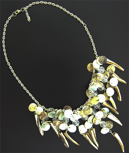 Beige Shell Necklace